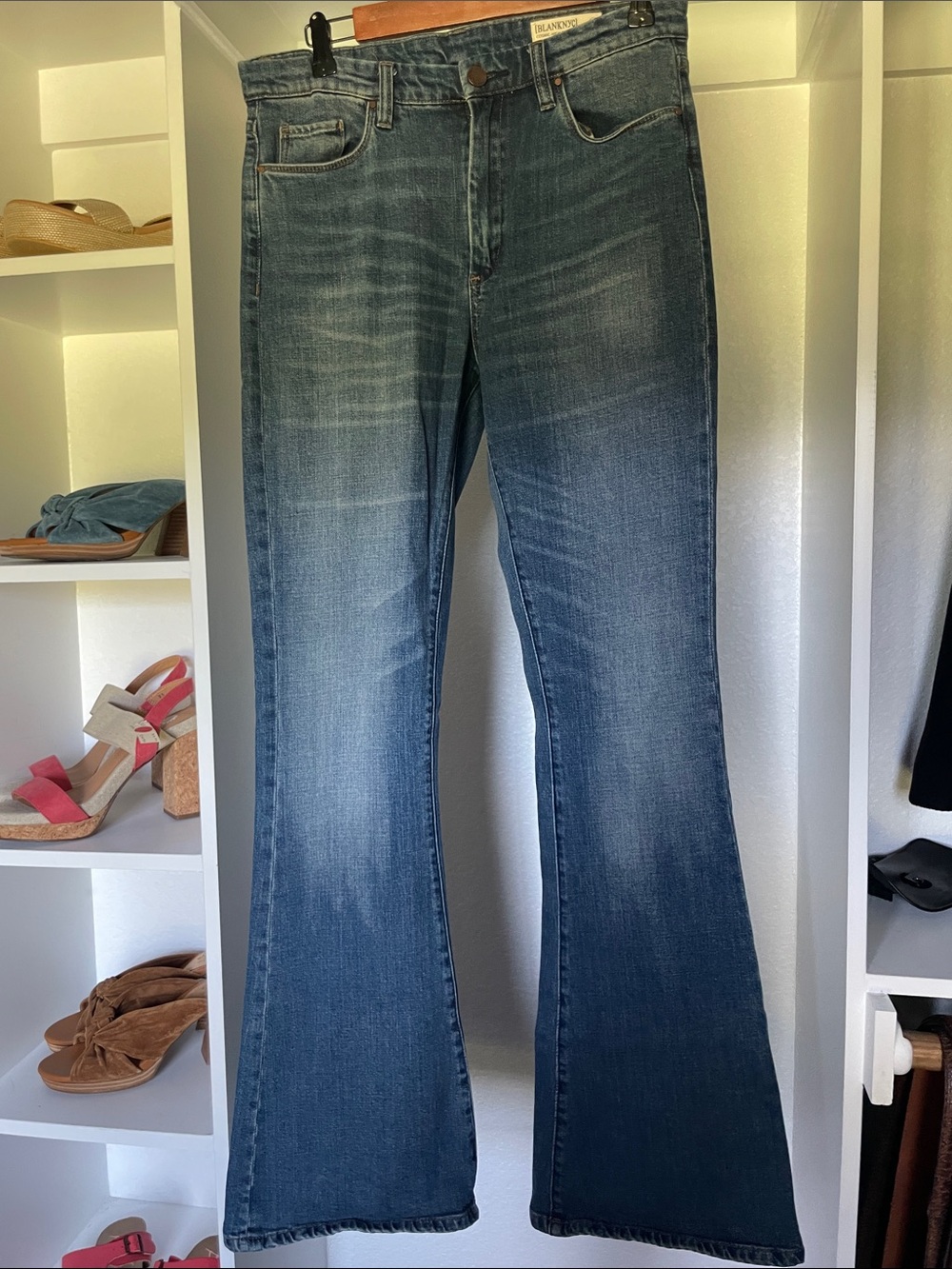 BLANK NYC Cosmic High-Rise Flare Jeans